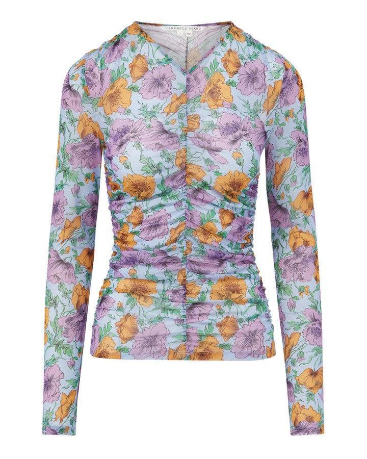 Veronica Beard - Myrna Floral Top