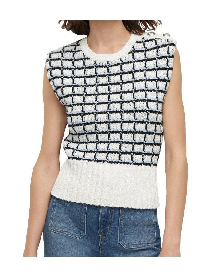 Veronica Beard - Nazife Cotton Sweater Tank