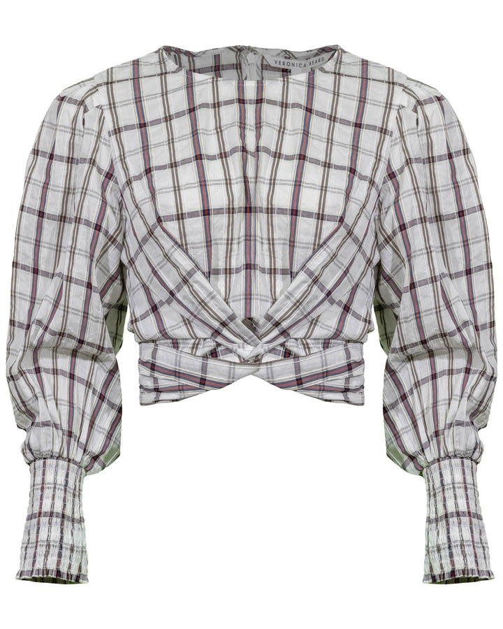 Veronica Beard - Nyla Plaid Wrap Top