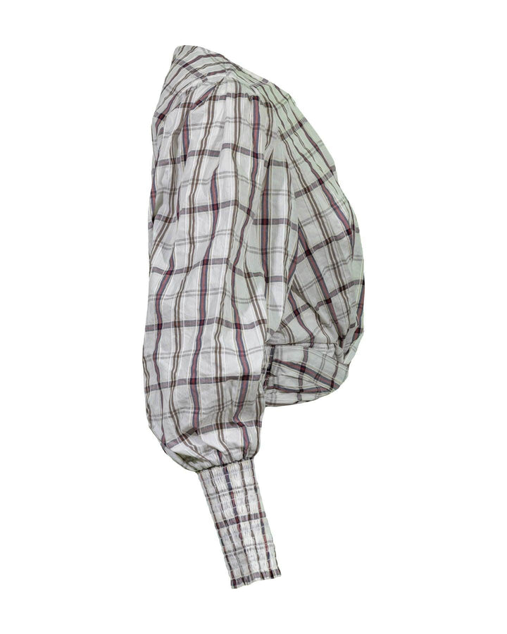 Veronica Beard - Nyla Plaid Wrap Top