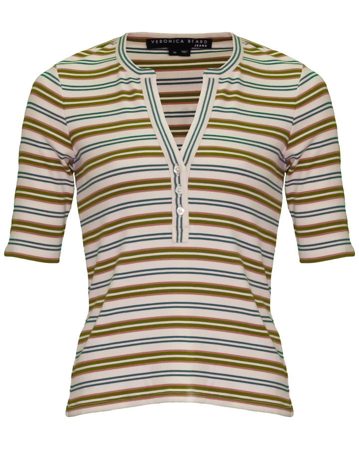Veronica Beard - Ophelie Striped Henley top