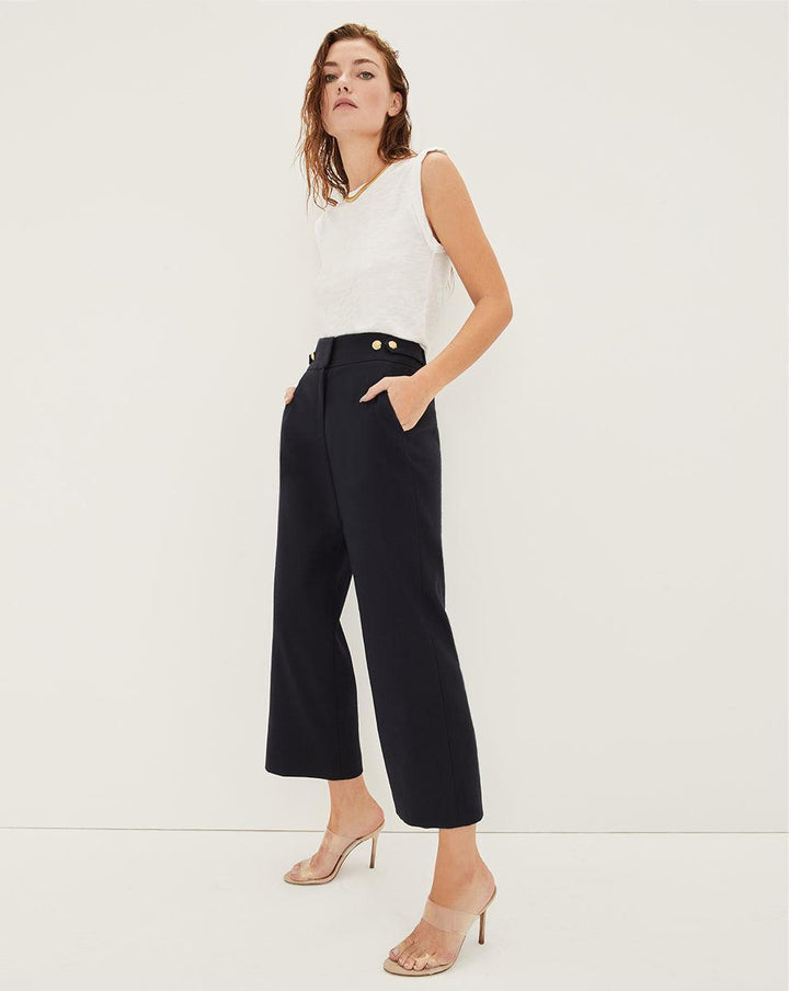 Veronica Beard - Renzo Pant Navy-Gold / Black-Silver