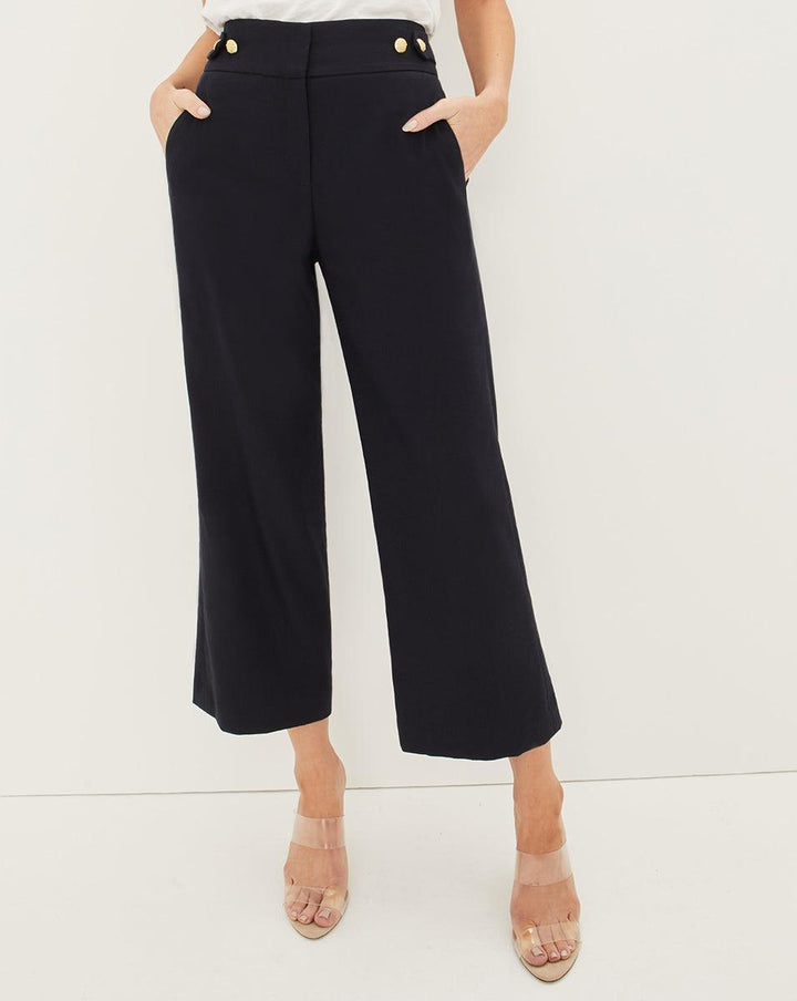 Veronica Beard - Renzo Pant Navy-Gold / Black-Silver