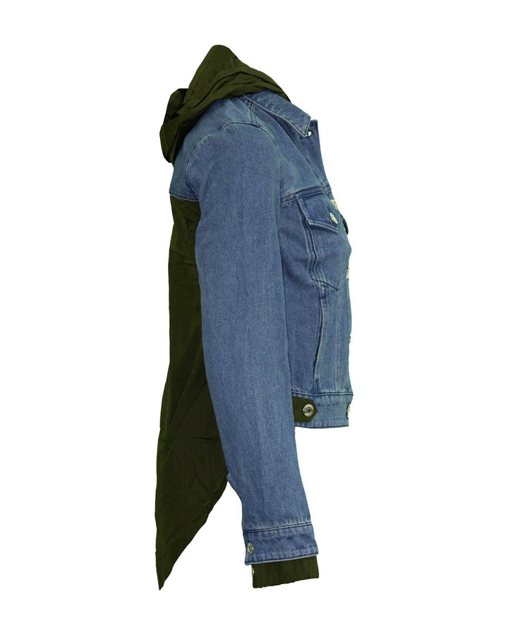 Veronica Beard - Shani Mixed Media Denim Jacket