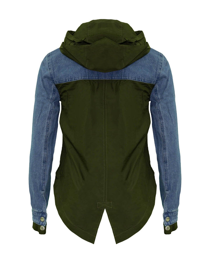 Veronica Beard - Shani Mixed Media Denim Jacket