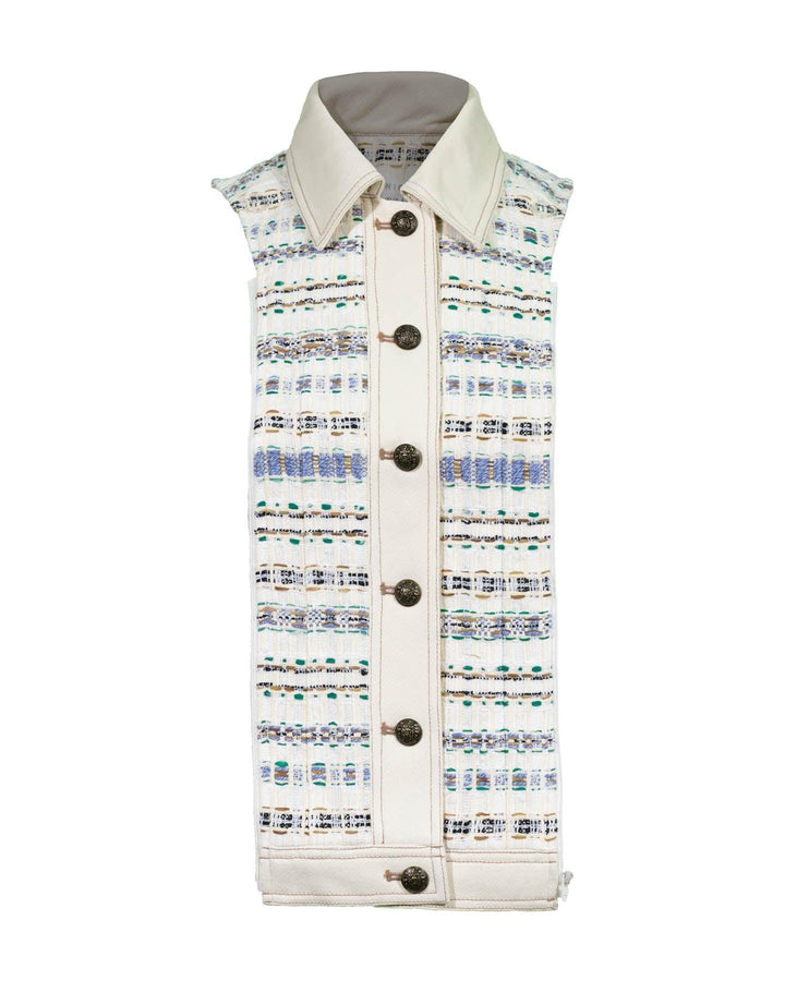 Veronica Beard - Slate Tweed Dickey