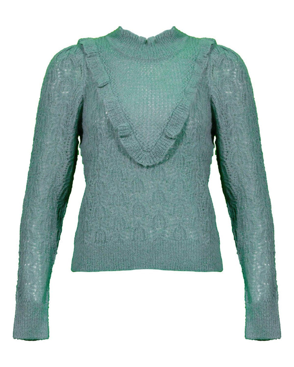 Veronica Beard - Sorina Ruffled Sweater