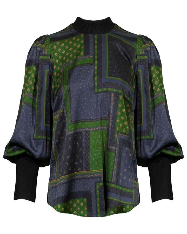 Veronica Beard - Sparrow Patch Print Top