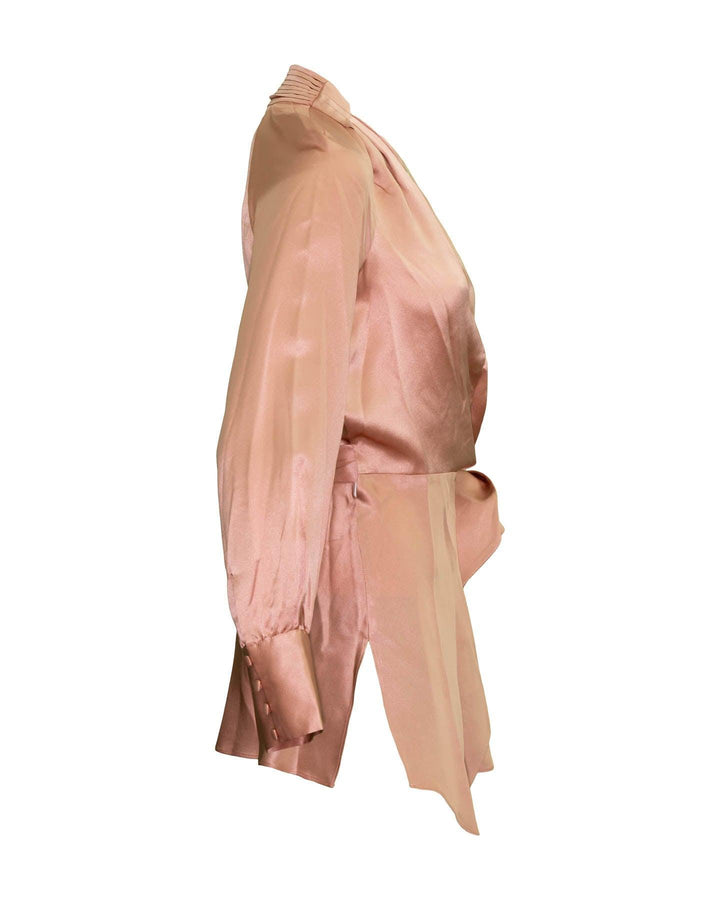 Veronica Beard - Viv Silk Wrap Top